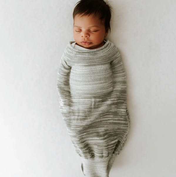 Grey Swaddle Sleep Sack - Small ( 6-12 pounds)