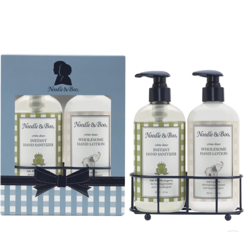 Hand Sanitizer & Lotion Caddy Set – Noodle & Boo