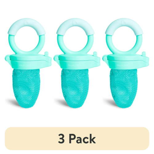 (3 pack) Munchkin® Fresh Food Baby Feeder, Blue, Unisex