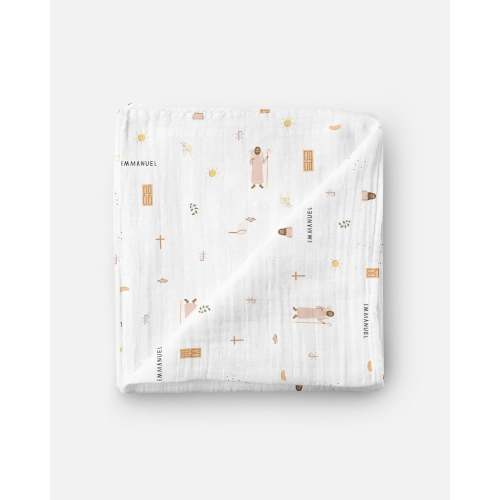 Jesus Catholic Muslin Swaddle Baby Blanket