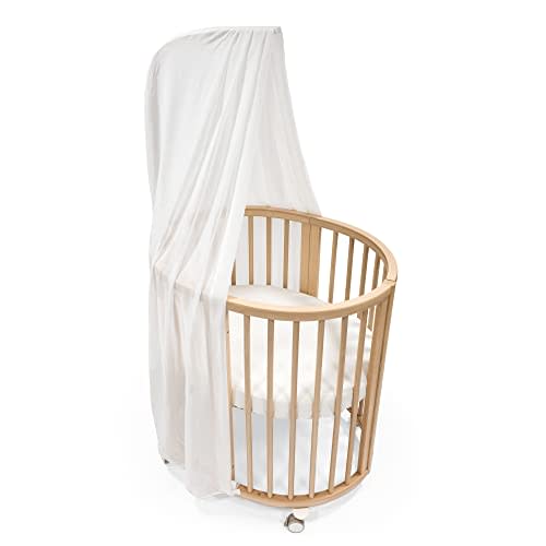 Stokke Sleepi Canopy V3, White - Create a Cozy, Calm Environment for Baby - Easy to Assemble - Lightweight Fabric - Compatible with Sleepi Mini & Bed