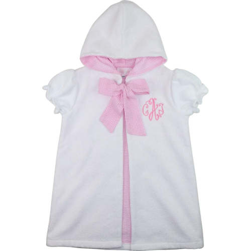 Pink Gingham Lined Terry Coverup – Cecil & Lou