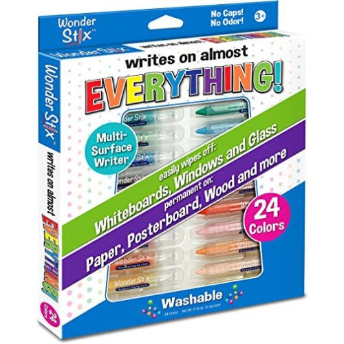 Wonder Stix Pastel Colors Dustless Chalk Crayon 24 pack