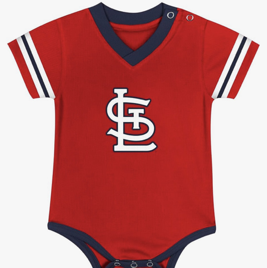 Outerstuff MLB Newborn & Infants 0-24 Months Official Primary Logo Creeper Romper Jersey