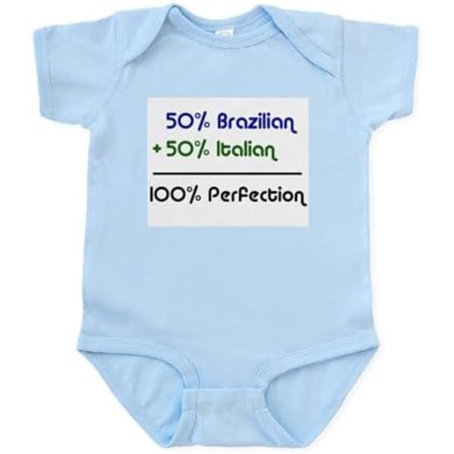 CafePress Italian & Brazilian Infant Creeper Cute Infant Bodysuit Baby Romper