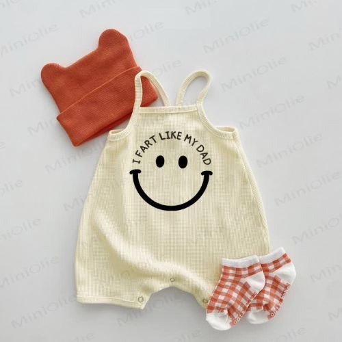 I FART LIKE MY DAD Baby Suspenders Romper