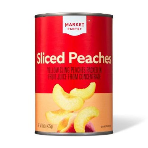 Sliced Peaches in 100% Juice 14.5oz - Market Pantry™