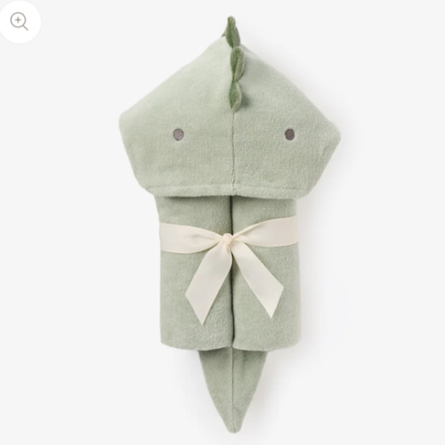 Dinosaur Hooded Baby Bath Wrap – Elegant Baby