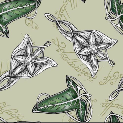 Lord of Ring burp clothes | Print options | Rectangle shape