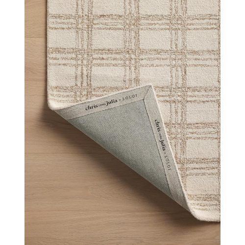 Loloi Chris Loves Julia x Polly Cream/Sand 3'-6" x 5'-6" Accent Rug