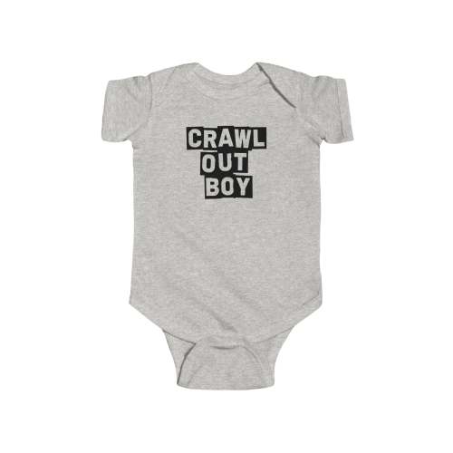 Crawl Out Boy - Onesie – ElderEmo.com