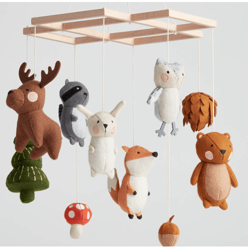 Woodland Animal Baby Nursery Mobile