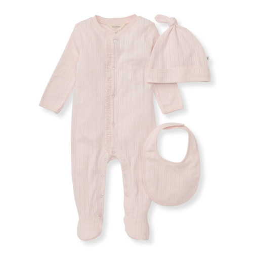 Organic Cotton Jumpsuit, Bib & Hat 3 Piece Set - Pink Sand – Burt's Bees Baby
