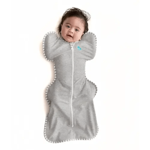 Love to Dream Swaddle UP, Baby Sleep Sack, Self-Soothing Swaddles for Newborns, Improves Sleep, Snug Fit Helps Calm Startle Reflex, New Born Essentials for Baby, 1.0 TOG, 13-19 lbs, Gray
