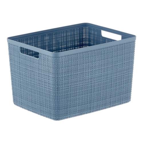 Curver Jute Plastic Basket | The Container Store