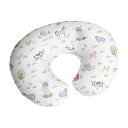 Sweet Jojo Designs Nursing Pillow Cover - Farm Animals