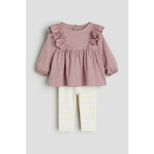 2-piece Blouse and Leggings Set