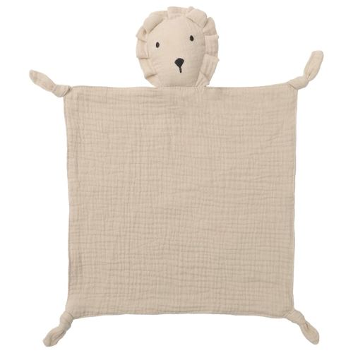Muslin Cotton Lion Loveys Soft & Breathable Newborn Security Blanket, for Baby Boy Girl, Gender Neutral. Muslin Fabric for Comfortable Sleep & Play, Ideal for Newborns, Toddler