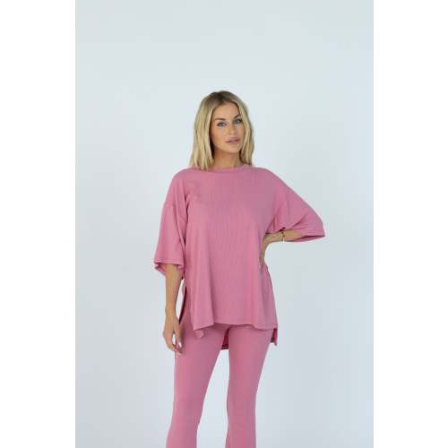 All Weekend Long Pant Set Posh Pink