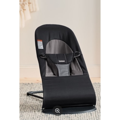BabyBjörn Bouncer Bliss, Woven, C-quilt Black