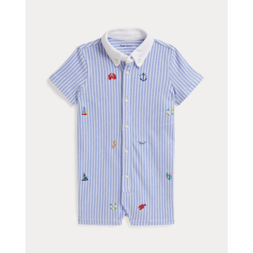 Knit Cotton Oxford Shortall