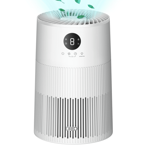 Dreo HEPA Air Purifier for Room Covers 1488 sq. ft/2h, Purificador for Allergies and Asthma with 7-color Night light, Remove 99.97% Pet Hair, 3-in-1 Filter, 18W DC Motor Energy-Save, 22dB Sleep Mode