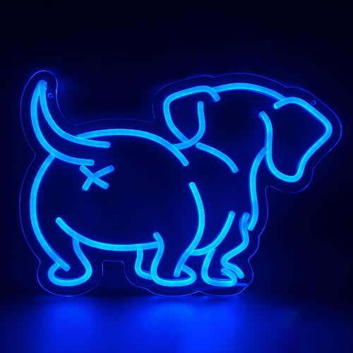 Dachshund Neon Sign for Wall Decor LED Dog Neon lights for Pet Shop Bedroom Home Party Decor, Gift for Dog Lover