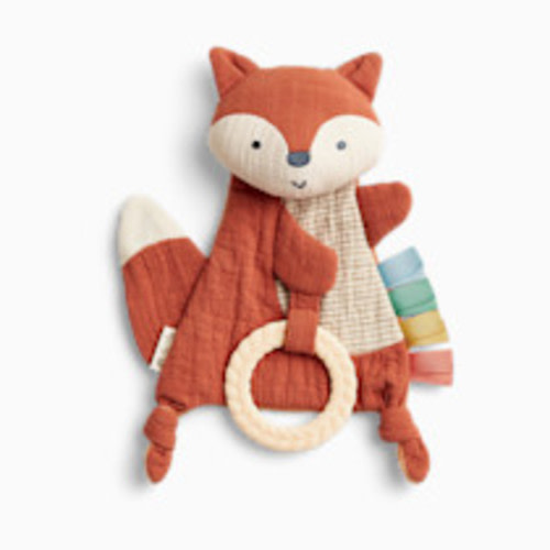 Itzy Ritzy Bitzy Crinkle Sensory Crinkle Toy with Teether - Fox