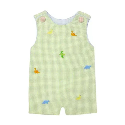 Dino Ashton Shortall- Lime Green Mini Seersucker