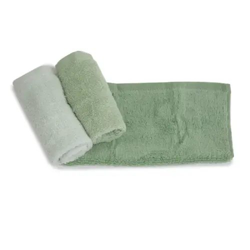 Bubba Essentials Wash Cloths Green 3 Pack | Baby Bunting AU