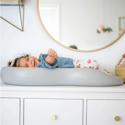 Keekaroo Peanut Wipeable Changing Pad - Grey