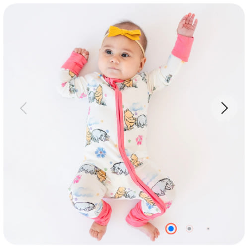 Cartoon Bears & Donkeys Pattern Bamboo Zipper Pajamas – FancyPrince