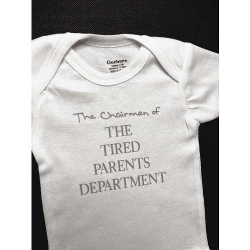 ORIGINAL The Chairman of the Tired Parents Department Baby ONESIES® Brand Outfit, TTPD, Gender Neutral Gift for Swiftie, Christmas gift