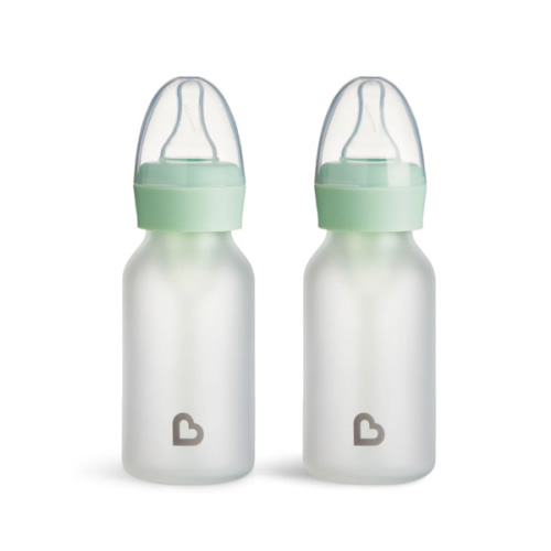 Bond® Silicone Glass Bottle 4oz or 8oz, 2pk | Munchkin