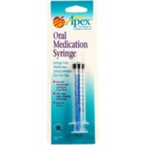Apex Oral Medication Syringe 1 ea (Pack of 2)