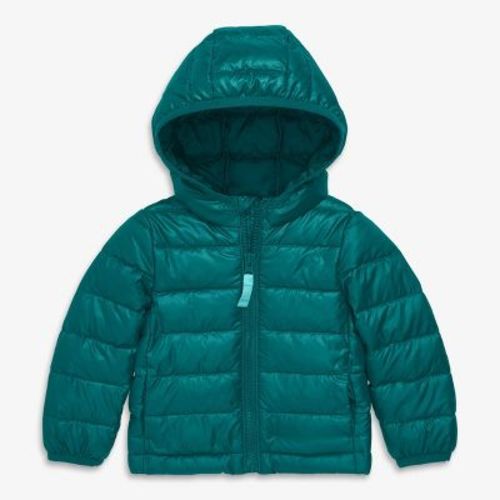 Primary Baby Lightweight Puffer Jacket in Spruce Size 3-6 Months