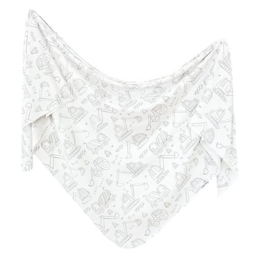 Large Premium Knit Baby Swaddle Receiving Blanket Gage