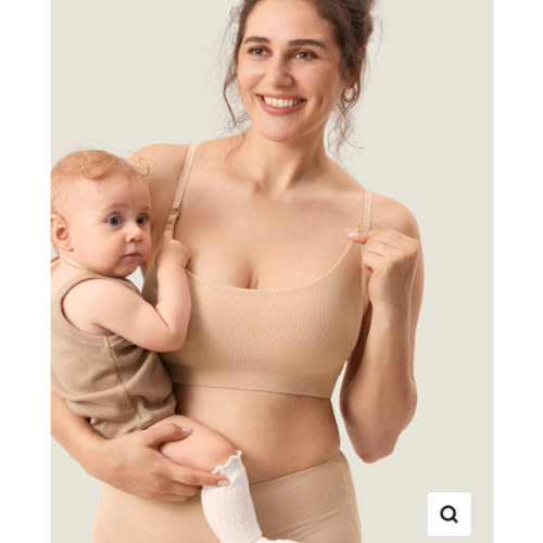 Ribbed Scoop Nursing Bralette