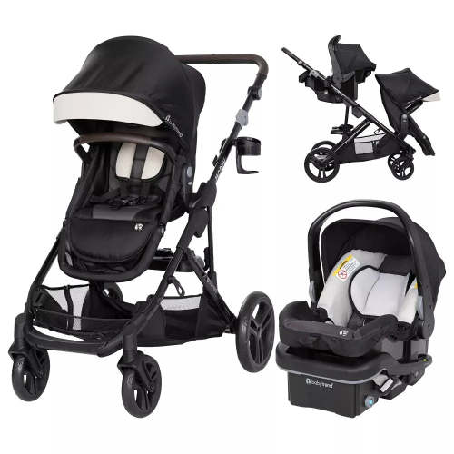 Morph Single to Double Modular Stroller Travel System - Madrid Tan