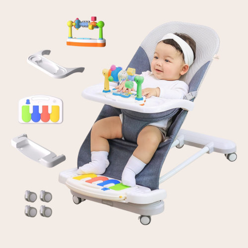 Cuddobaby 4-in-1 Baby Bouncer Fun | Blue – Cuddo Baby