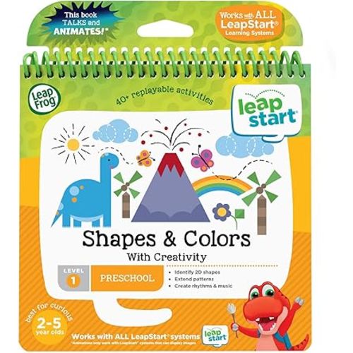 LeapFrog LeapStart Preschool Activity Book: Shapes and Colors and Creativity