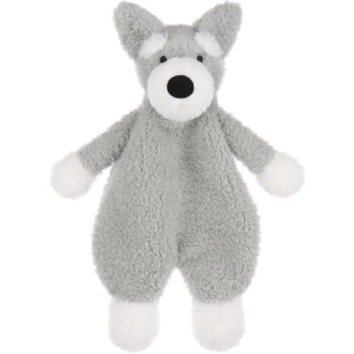 Apricot Lamb Schnauzer Dog Soft Loveys for Babies, Security Blanket for Baby Boy and Girl, 10.3 Inches for Infant and Toddlers