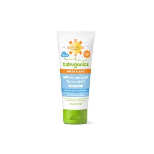 Babyganics Sheer Blend Spf 50 Mineral Sunscreen - 3 Fl Oz