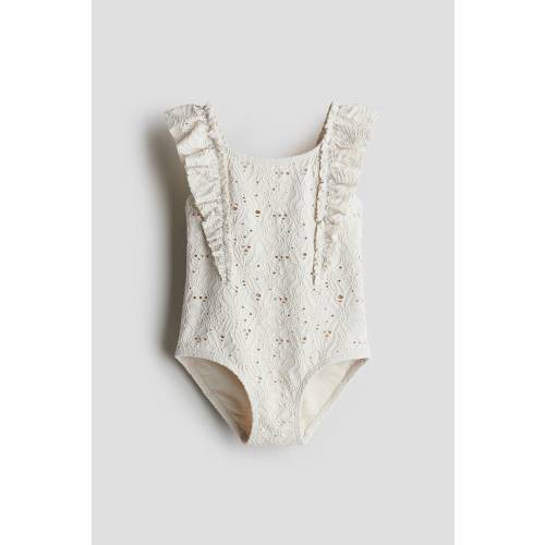 TEXTURED SWIMSUIT, Cream - size 2T (1.5-2Y)