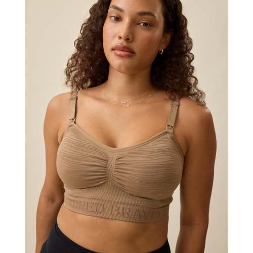 Sublime® Hands-Free Pumping & Nursing Bra | Latte – Kindred Bravely