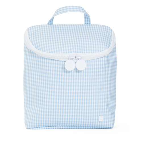 TRVL Take Away Insulated Lunch Bag - Gingham Mist