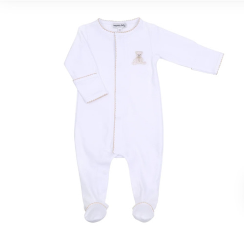 My Teddy Footie - Ivory