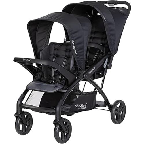 Baby Trend Sit N' Stand® Double 2.0 Stroller, Madrid Black