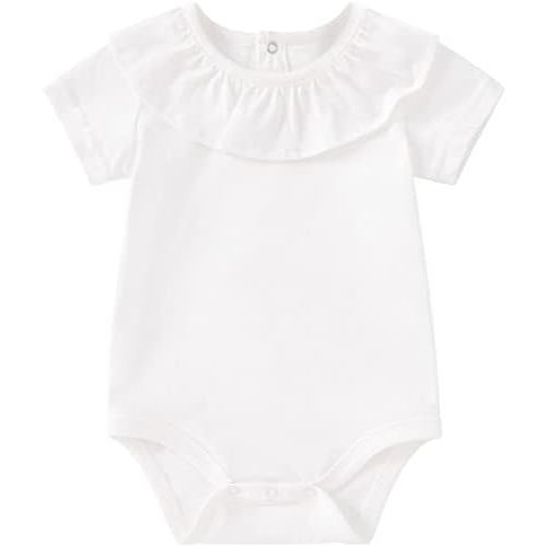pureborn Baby Girls Boys Bodysuit Super Soft Cotton Romper 0-24 Months