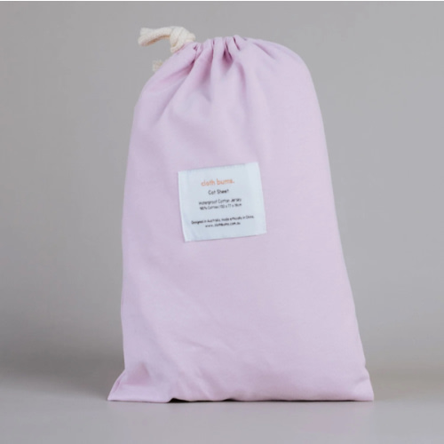 Waterproof Cot Sheet - Lilac – Cloth Bums